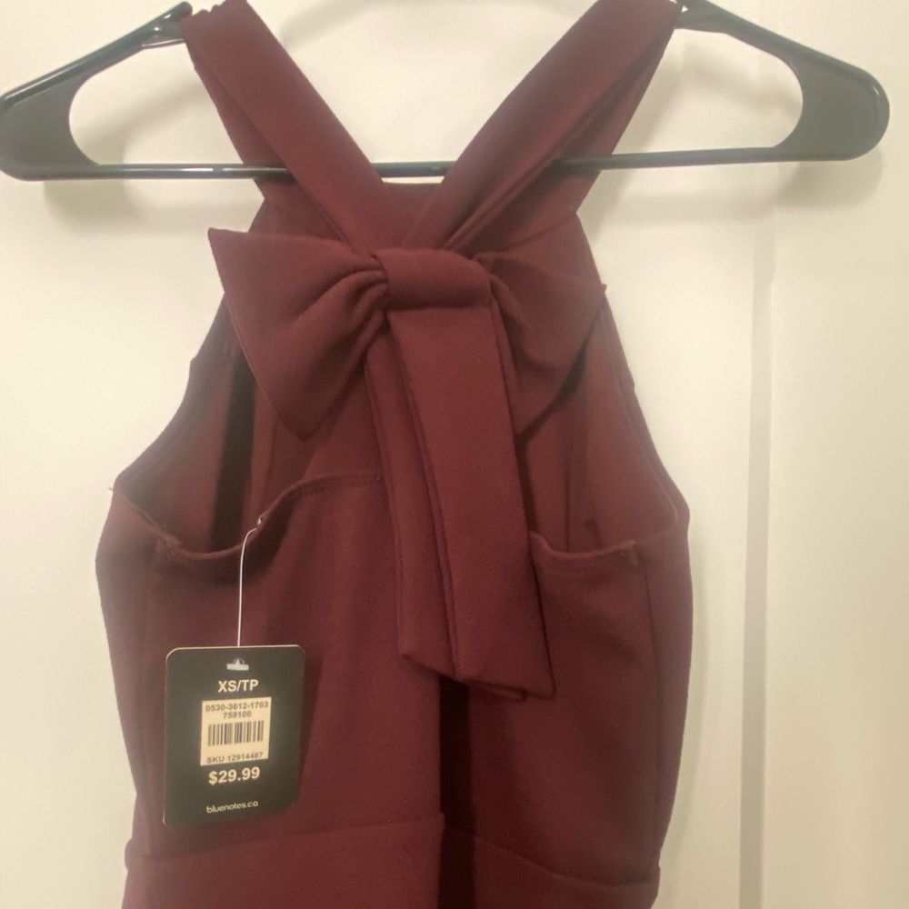 Maroon dress